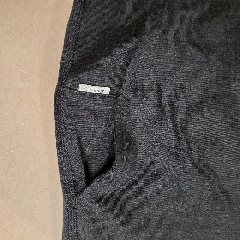 Vuori Ponto Performance Pants Mens Medium Black Lounge Sweatpants Stretch V418